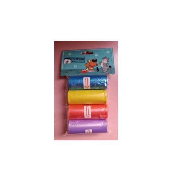 Bolsas para Fecas 4 rollos - 60 unidades